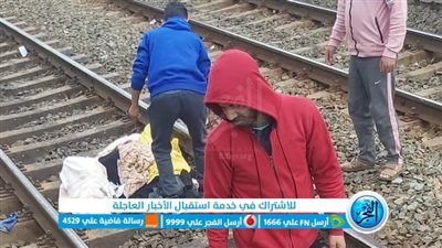 مصرع سيدة أسفل عجلات قطار بكفرالدوار