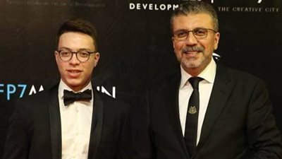 الإنتاج الإعلامي تكرم الراحل ممدوح الليثي ويتسلمها نجله وحفيده