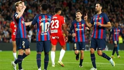 تشكيل برشلونة اليوم أمام ألميريا في الدوري الإسباني.. رافينيا وليفاندوفسكي يقودان الهجوم