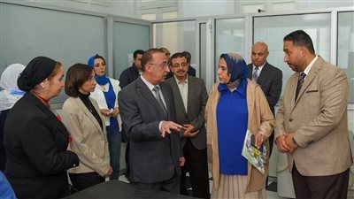 محافظ الإسكندرية يفتتح مشروع تطوير المركز النموذجي للجهاز الهضمي بمستشفى الحميات