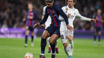 مودريتش: هدف برشلونة جاء عن طريق الحظ