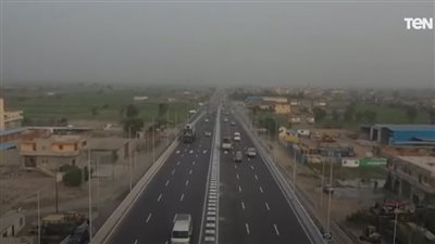 شاهد.. بدء التشغيل التجريبي لكوبري كفر الدوار بطريق القاهرة/الإسكندرية الزراعي