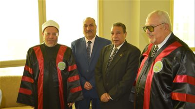 مفتى الجمهورية محكما فى رسالة دكتوراه بكلية الدراسات العليا للطفولة جامعة عين شمس 