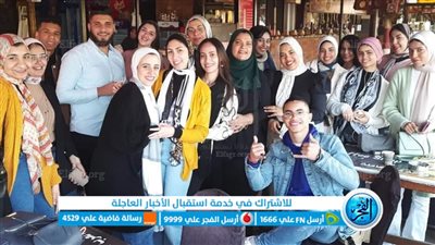 طلاب الفرنسية بجامعة القناة يشاركون الاحتفال باليوم العالمي للفرانكوفونية