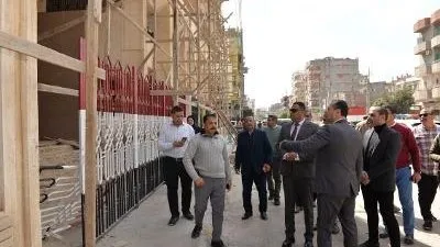 محافظ الدقهلية يتفقد أعمال التطوير بمحكمة شمال المنصورة