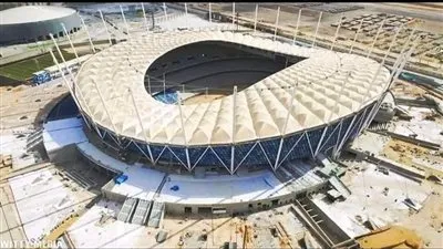 بالصور.. أعمال تركيب مقاعد ستاد مدينة مصر الدولية للألعاب الأولمبية