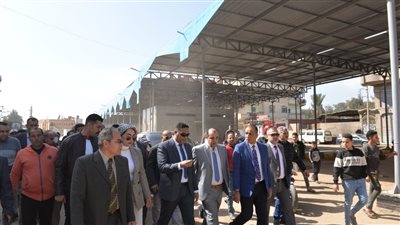 تدشين منظومة النظافة الجديدة بمدينة أجا في الدقهلية وافتتاح تطوير الموقف العمومي 