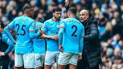 جوارديولا يعلن تشكيل مانشستر سيتي الرسمي أمام كريستال بالاس في الدوري الإنجليزي