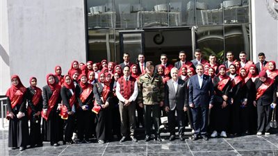 طلاب جامعة المنوفية في زيارة إلي شركة سايلو فودز مصر