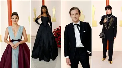 استمرار التوافد على السجادة البيضاء بجوائز الأوسكار Oscars 2023.. دايان وورين وزوري هال والمزيد