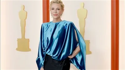 النجمة كيت بلانشيت تصل للسجادة البيضاء بحفل الأوسكار Oscars 2023