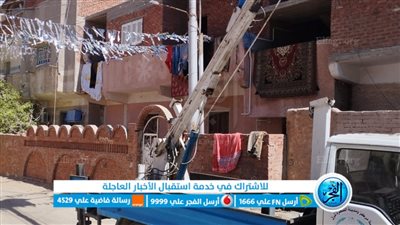 أعمال إنارة ونظافة مكثفة بمركزي التل الكبير والقصاصين في الإسماعيلية