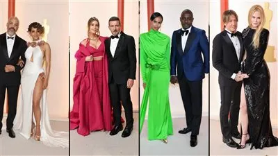 ثنائيات مميزة تألقت على السجادة البيضاء في افتتاح حفل جوائز الأوسكار 2023 (صور)