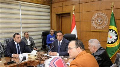 محافظ الدقهلية يترأس اجتماع مجلس إدارة المنطقة الصناعية بجمصة