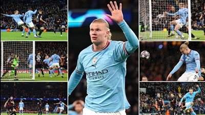 هالاند يسجل خماسية.. مانشستر سيتي يسحق لايبزيج بسباعية نظيفة ويتأهل إلى ربع نهائي دوري أبطال أوروبا 