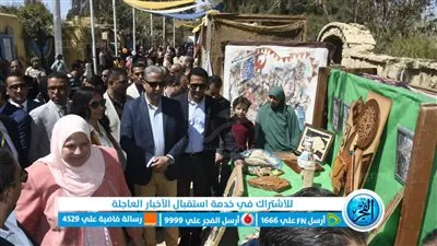 محافظ الفيوم ونائب وزير السياحة يفتتحان مهرجان تونس للخزف والحرف اليدوية