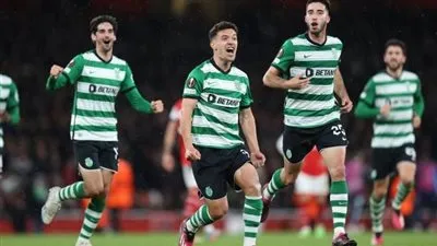 هدف لن ينسى بسهولة.. ببيدرو جونزاليس مهاجم سبورتنج لشبونة يفاجىء حارس آرسنال بتلك الطريقة 