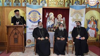 توزيع كؤوس المركز الأول بمهرجان الكرازة بالعجمي