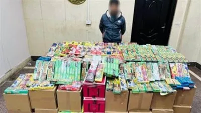 قبل رمضان.. ضبط مليوني قطعة ألعاب نارية بحوزة تاجر بالجمالية