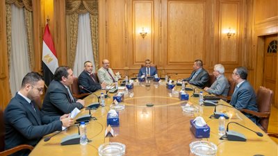 وزير الإنتاج الحربى يستقبل وفد 