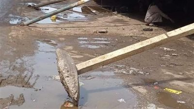 تفاصيل انهيار موقف سيارات في الدقهلية بسبب الطقس