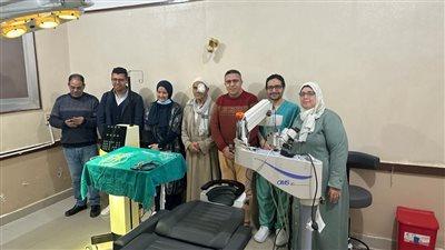 للمرة الأولى.. فريق طبي بمستشفى بلقاس ينجح في إجراء عملية إزالة المياه البيضاء بجهاز الفاكو