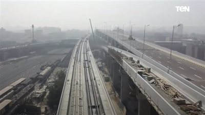 شاهد.. أحدث تصوير جوي أرضي لأعمال تنفيذ الخط الثالث للمترو