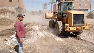 الانتهاء من تغطية ترعة الفاوية وتمهيد الطريق ضمن 