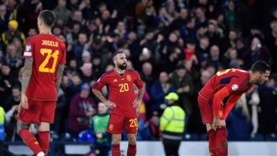 ترتيب مجموعة إسبانيا في تصفيات أمم أوروبا بعد الخسارة أمام إسكوتلندا 