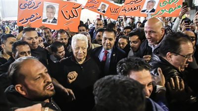 بالصور.. أول ظهور لمرتضي منصور داخل نادي الزمالك بعد خروجه من السجن 