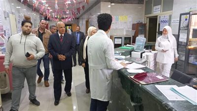 تفاصيل جولة رئيس ميت غمر في مركز الأورام (صور)