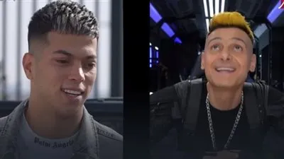 شاهد بالصور.. إمام عاشور يعتدي على رامز جلال بعد 