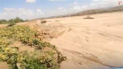 شاهد.. السيول تضرب محافظات اليمن 