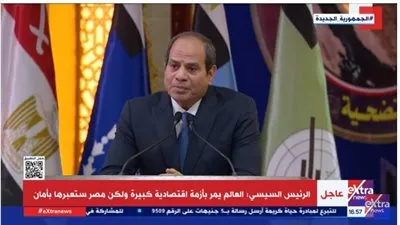 عاجل.. السيسي يطمئن المصريين: 