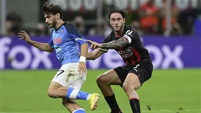 تشكيل نابولي اليوم أمام ميلان في الدوري الإيطالي.. غياب أوسيمين وتواجد كفاراتسخيليا