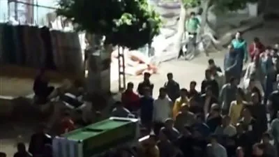 تشييع جثمان حكم توفي أثناء مباراة لكرة القدم في دورة رمضانية بالشرقية