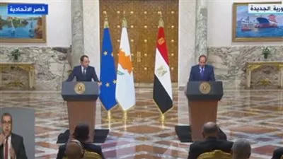 في زيارته الأولى لمصر.. السيسي يوجه رسالة إلى رئيس قبرص