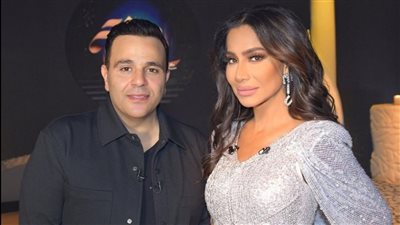 بسمة وهبة تروج لحلقتها مع محمد فؤاد