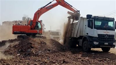 رفع 3250 طنا من التراكمات بعدد من المناطق بالمنطقة المركزية بالدقهلية
