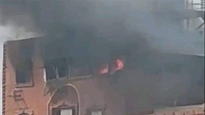 عاجل.. الصور الأولى لحريق كنيسة العذراء مريم بالزاوية الحمراء