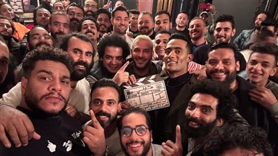 محمد رمضان في كواليس آخر يوم تصوير فيلم 