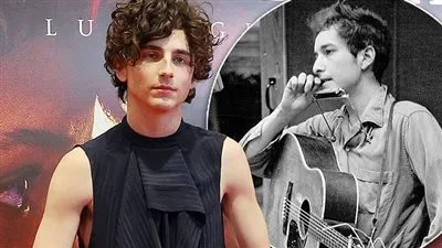تيموثي شالمي يؤدي بنفسه اغنيات بوب ديلان في فيلم السيرة الذاتية المرتقب
