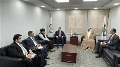 رئيس البرلمان العربي يستقبل رانيا عبد الرازق