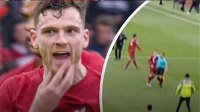 بسبب روبرتسون.. قرار صادم ضد حكم مباراة ليفربول وآرسنال