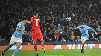 هدف مانشستر سيتي الثاني اليوم أمام بايرن ميونخ في دوري أبطال أوروبا
