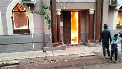 اندلاع حريق بمسجد نور الإسلام بشبرا الخيمة