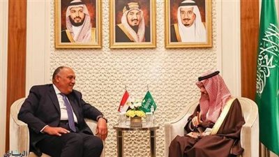 وزيرا خارجية مصر والسعودية يبحثان تطورات الأوضاع في السودان