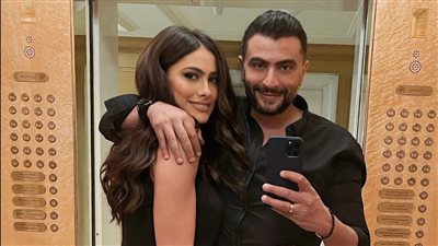 برفقة زوجها.. هاجر أحمد تعيد على جمهورها