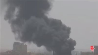 عاجل.. اندلاع حريق ضخم داخل مطار الخرطوم الدولي