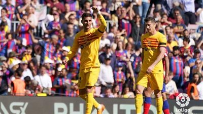هدف برشلونة اليوم أمام أتلتيكو مدريد في الدوري الإسباني